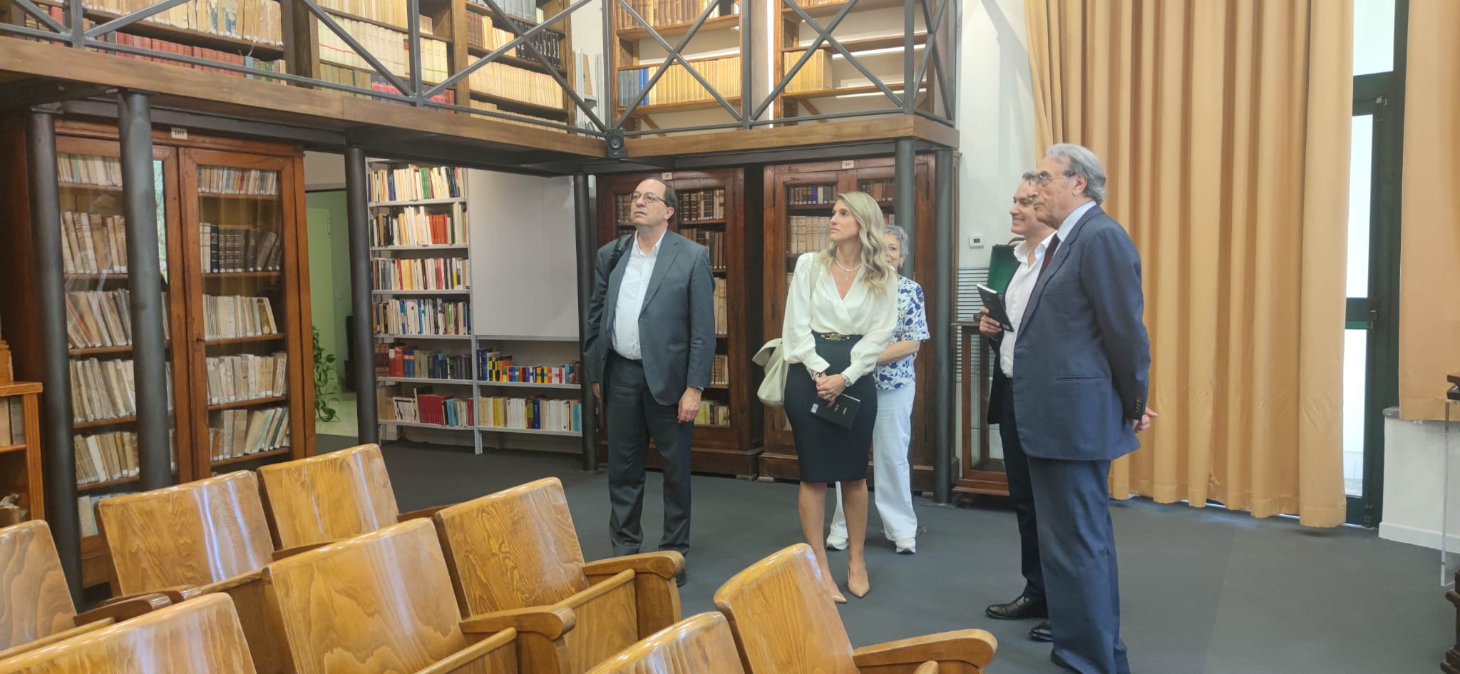 Epatologo Francois Durand in visita a Biogem